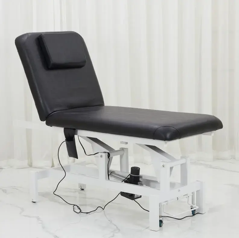 Precio de fabricante salón facial spa cama silla eléctrica elevación automática 1 motor spa belleza eléctrica mesa de masaje cama