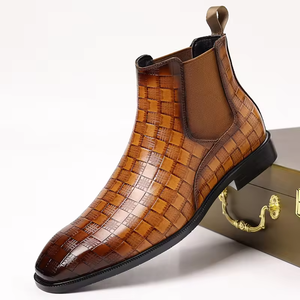 2026 New Large-Size <b>Men's</b> Formal <b>Boots</b> Fashion British-Style Casual Shoes Trendy Chelsea Ankle <b>Boots</b> High top <b>Mens</b> Martin <b>Boots</b> - Product Image 5