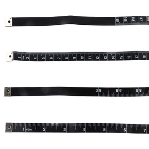 Wintape <b>Measuring</b> Tape 150cm 60inch 12mm Black Soft Leather Metric Sewing Tailoring <b>Tool</b> - Product Image 5