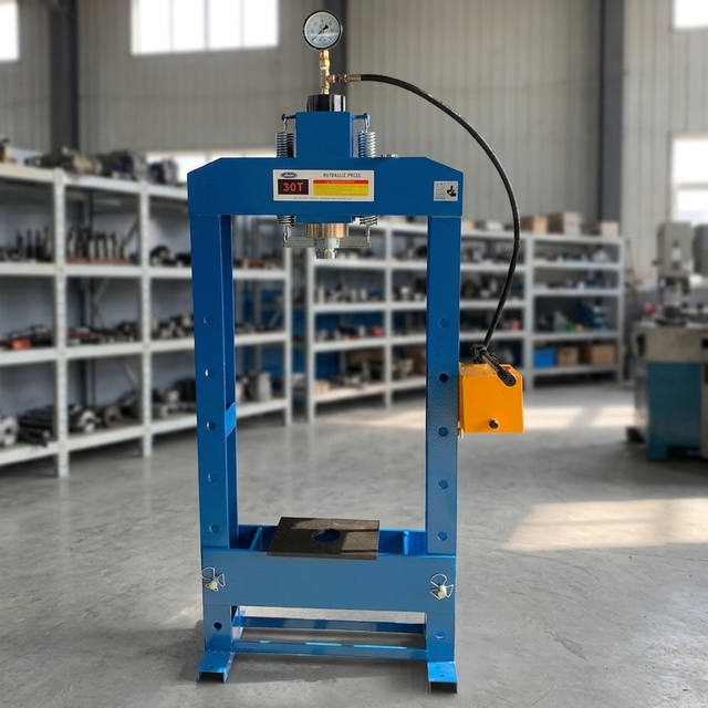 30 Hydraulic Press Machine and Shop Press with Gauge