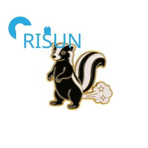 Broche en émail personnalisée en métal, motif hérisson mignon de dessin animé, style Kawaii, pour revers, cadeau - Product Image 4