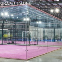 Cancha de Pádel Super Panorámica de Bajo Precio para Interiores y Exteriores, Fácil de Instalar y Mantener, OEM/ODM, Solución Integral