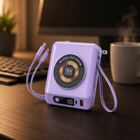 Chargeur mural magnétique universel 5-en-1 de grande capacité 15000 mAh avec adaptateur secteur, charge rapide 22,5 W et charge sans fil 15 W