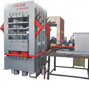 Venta directa de fábrica: máquina para molduras de puertas, <span class=keywords><strong>prensa</strong></span> de puertas de 5 pistones, <span class=keywords><strong>prensa</strong></span> en caliente de melamina HDF para puertas - Product Image 1