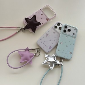 Coque de téléphone portable IMD Fashion INS Colorfu Shining Stars pour iPhone 17 16 15 Pro Max, étui souple antichoc scintillant avec cordon - Product Image 3