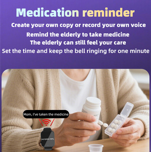 4G 노인 건강 스마트 워치 가을 알람 GPS WiFi 위치 SOS 전화 및 요양원 가을 감지 정밀도 - Product Image 3