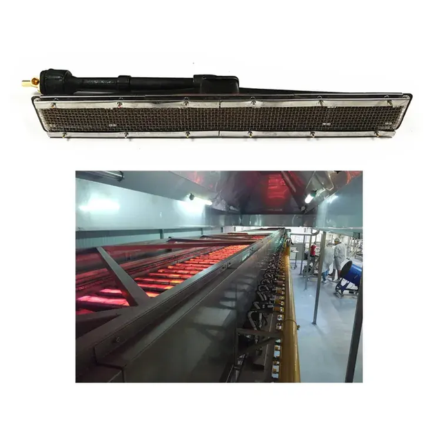Top Red-Ray Catalyst Industrial Infrared LPG Gas Burner for Food Baking Line
