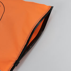 Sacs de vêtements en gros avec fermeture éclair orange, emballage personnalisé avec logo, sacs ziplock pour chaussettes, sacs de vêtements translucides pour petites entreprises - Product Image 6