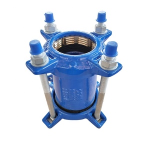 Raccord de compression en fonte ductile pour <span class=keywords><strong>tuyau</strong></span> HDPE avec connexion à enfiler et garantie d'un an - Product Image 1