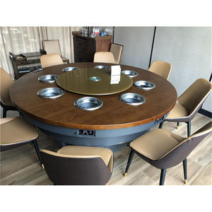 High End Restaurant Meubels Ronde Hot Pot Bbq Commerciële Grill Custom Koreaanse Bbq Grill Tafel - Product Image 5