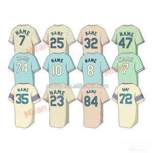 เสื้อเบสบอลและซอฟต์บอลปักโลโก้ตามสั่งสี #7 #10 #74 2025 - Product Image 1