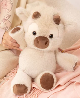 Peluche en polaire de vache Suheguo de la série Wholesale Run, coussin apaisant pour enfants, cadeau