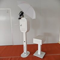 Nouvelle borne photo iPad 2026, avec anneau lumineux de beauté, simple et portable, idéale pour les mariages, les événements en extérieur, etc.