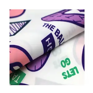 75D 150D Waterproof Breathable Custom Digital Print 2 Way Stretch 100 Polyester Outdoor Sportstwear Jacket Fabric