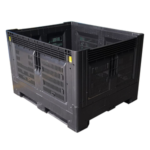 Caisse pliante en plastique boîte-palette robuste pour le transport de boîtes agricoles étanches - Product Image 6