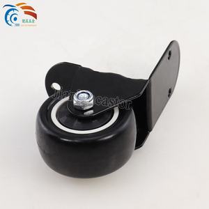 2 Zoll Stahl L-Form Möbelrollen L-Platte Leichtgewichtige Verriegelbare Seitenmontage Doppelkugellager Lautsprecherbox Esszimmer Supermarkt - Product Image 6