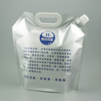 Sac à boisson à hydrogène eau minérale pochette à bec en aluminium 5L
