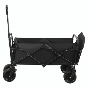 आउटडोर कैंपिंग शॉपिंग ओम के लिए बड़ी क्षमता वाला वाहन पोर्टेबल फोल्डेबल यूनिवर्सल व्हील फोल्डिंग कार्ट - Product Image 2