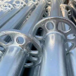 Hot-Dip Galvanized 48/60 <strong>Scaffolding</strong> <strong>Pipe</strong> Buckle-Type <strong>Building</strong> Protective Support ERW Technique 6m Length Welding Processing - Product Image 3