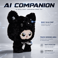 Lapin musical interactif intelligent en peluche, conversation IA, coton PP ultra doux, certifié CE CPC, cadeau pour enfants