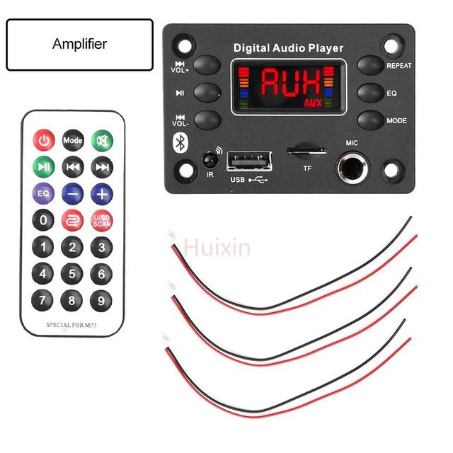 Module DC 12V Bluetooth Audio Decoder Board Audio Module USB FM Radio Lossless MP3 WMA WAV FLAC APE Decoder Board Module