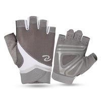 Gants de sport d'hiver unisexes respirants antidérapants en polyester à demi-doigts pour l'entraînement, la musculation, le cyclisme en extérieur, la gym et la course à pied