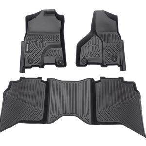 Alfombrillas de goma TPE para camioneta Chevrolet Silverado F150 Ranger, revestimiento duradero 3d para suelo de coche, para todo tipo de clima, <span class=keywords><strong>4x4</strong></span> - Product Image 1