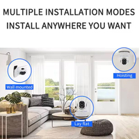 Mini Monitor WiFi para Bebés y Mascotas a Color, con Control Remoto, Gran Angular de 155°, Visión Nocturna, PTZ, Bajo Consumo