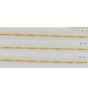 Saphir jaune naturel en gros, pierre ronde non montée, facettée, pierre précieuse pour la fabrication de bijoux, 1 mm à 3 mm, certifiée - Product Image 1