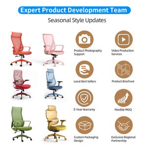 <span class=keywords><strong>Chaise</strong></span> <span class=keywords><strong>de</strong></span> <span class=keywords><strong>bureau</strong></span> ergonomique moderne LN10A à dossier haut en tissu maillé, réglable en hauteur et pivotante, <span class=keywords><strong>pour</strong></span> patron, <span class=keywords><strong>bon</strong></span> rapport qualité-prix - Product Image 6