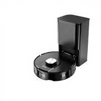 Robot Vacuum Cleaner LDS Lidar Laser Navigation 2-in-1, Pembersih Otomatis Basah Kering untuk Rumah dan Garasi