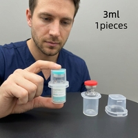 Boîtes personnalisées pour flacons en plastique transparent pour peptides, 3ml*2, 5ML, 7ML, 10ML*1 - Étui de rangement et de transport pour flacons Cillin, en matériaux recyclés, support pour flacons