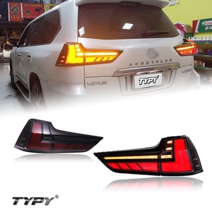 Feux arrière de voiture TYPY pour Lexus LX570 2016-2019, feux arrière LED, mise à niveau vers les nouveaux feux arrière LED dynamiques de freinage automatique Lexus LX570 - Product Image 1