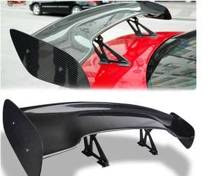 Pour berline coffre de voiture ABS aile plus stent en alliage d'aluminium <span class=keywords><strong>noir</strong></span> mat grand becquet de <span class=keywords><strong>sport</strong></span> universel - Product Image 5