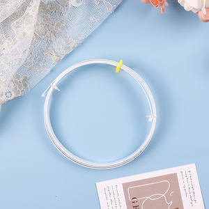 सिग टिकाऊ सफेद मैंगनीज और पीवीसी लेपित स्टील बोरिंग स्टाइलिंग पेटिकोएट अंडरस्कर्ट कठोर तार - Product Image 3