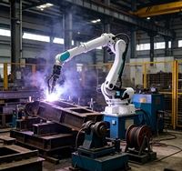 Bras de robot industriel à poignet creux de 6 kg pour soudage et assemblage avec boîte de vitesses et moteur