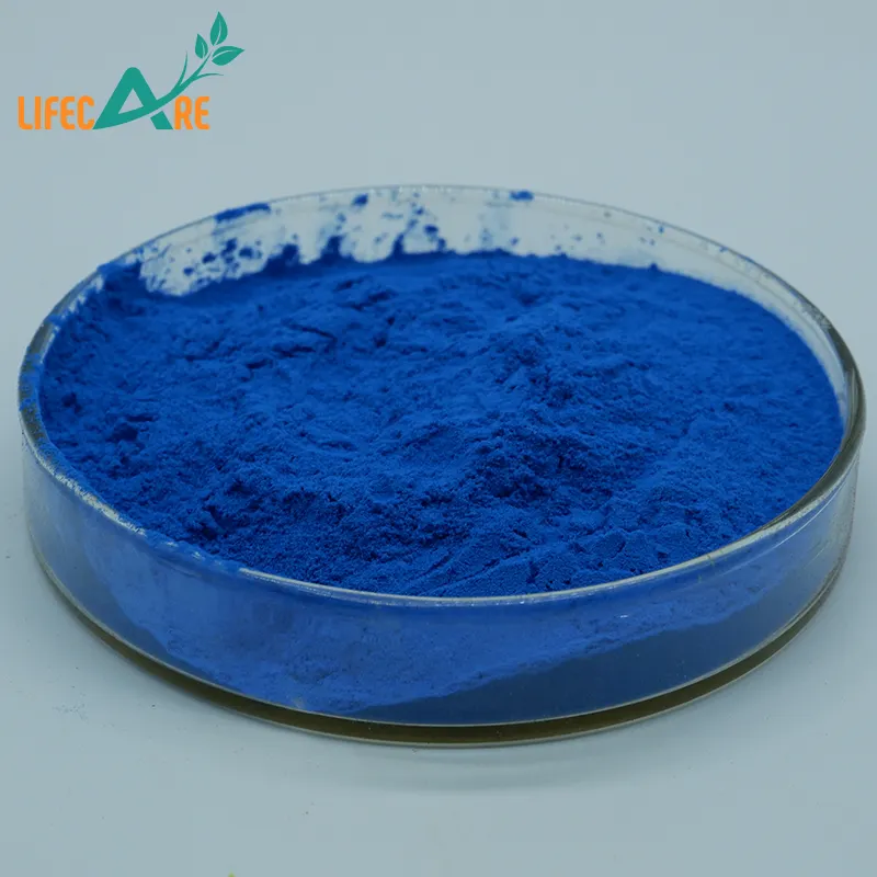 Ingredientes cosméticos Blue Copper Peptide Powder GHK-Cu Ghk Cu Copper Peptide