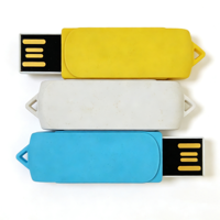 Clé USB Pivotante en Paille de Blé, Disque Flash Écologique 2 Go 4 Go 8 Go 16 Go 32 Go 64 Go