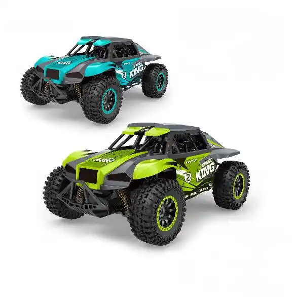 Mobil Mainan Kecepatan Tinggi, Mobil Mainan RC Truk Monster 2.4GHz untuk Permainan Anak Laki-laki Model 1:14 Mini