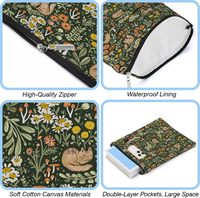 Pochette de protection avec logo personnalisé pour livre, pochette, sac, couvertures de livres avec fermeture éclair