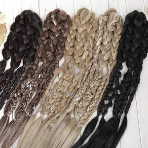 Extensiones <span class=keywords><strong>de</strong></span> Cabello Vikingas para <span class=keywords><strong>Hombre</strong></span>, 24 Pulgadas, Hechas a Mano, Cola <span class=keywords><strong>de</strong></span> Caballo Trenzada con Clip, Accesorios <span class=keywords><strong>de</strong></span> Guerrero <span class=keywords><strong>Vikingo</strong></span> Renacentista para Halloween - Product Image 5