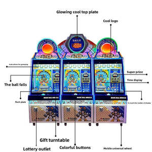 เครื่องเกมอาร์เคดขายดี เครื่องแลกของรางวัลขนาดใหญ่ เครื่องหยอดเหรียญสำหรับ 3 คน เกมแลกของรางวัลอัจฉริยะ - Product Image 2