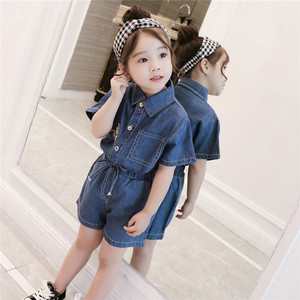 Conjunto de Pantalones Cortos de Mezclilla al por Mayor, 2 Piezas, con Tela de Mezclilla, Compra en Línea desde India - Product Image 3