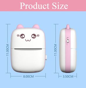 Phổ biến Mini Pocket ảnh Sticker máy in nhãn di động di động máy in nhiệt 203dpi không dây BT Android i OS điện thoại 2023 - Product Image 3