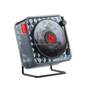 Altavoz Inalámbrico 2 en 1 para Discos <span class=keywords><strong>de</strong></span> Vinilo, Decoración Vintage para Habitaciones, Altavoz Portátil <span class=keywords><strong>con</strong></span> Sonido Blanco y Luz Nocturna Ambiental - Product Image 1