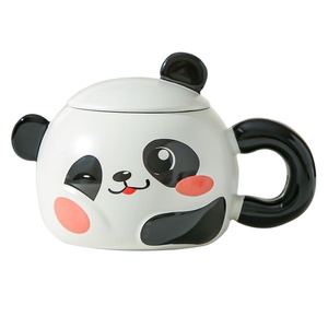 Tazas de cerámica creativas con temática de Panda, con motivos de Panda para mejorar el atractivo visual y los atributos de regalo multifuncionales - Product Image 1