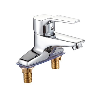 Single Handle Basin Faucet Ceramic Valve Core Chrome Finish Deck Mounted Modern Style Single Hole Faucet - Product Image 4