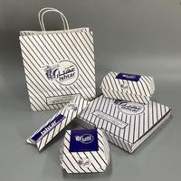 Boîte à shawarma personnalisée, emballage de qualité alimentaire pour une livraison chaude, croustillante et fraîche
