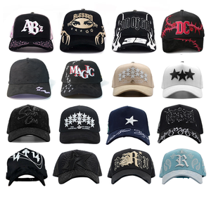 Nuovo arrivo camoscio curvo tesa Gorras 5 pannelli strass ricamato indit Muratravis cappelli completo Set cappellino da Baseball - Product Image 4