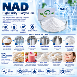 Integratore NAD in Bulk, CAS 53-84-9, Nicotinamide Adenina Dinucleotide NAD+ in Polvere - Product Image 5